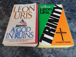 Leon Uris lot of 2 General Fiction Paperbacks - $3.99