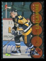 Vintage 1995 Classic Sport Autograph Hockey Card Christian Laflamme Blackhawks D - £9.91 GBP