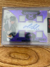 2023 Leaf Ultimate Hockey Signature Relics Quad Jersey &amp; Auto 5/9 Mario ... - £119.10 GBP