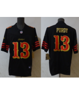 Men's Brock Purdy #13 Stitched Jersey Black - $45.00