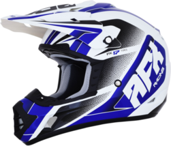 AFX Mens FX-17 Force Helmet Pearl White/Blue Sm - £95.88 GBP