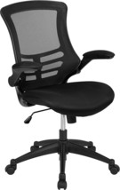 Mid-Back Ergonomic Task Office Chair With Flip-Up Arms By Flash Furniture In - £111.87 GBP