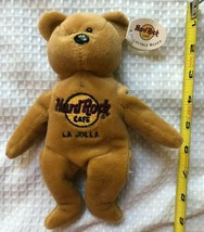 HARD ROCK Cafe  La Jolla  Classic Tan Brown Teddy Bear Tags  First in a ... - £7.82 GBP
