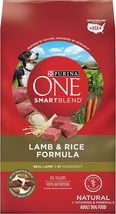 Purina ONE Dry Dog Food Lamb and Rice Formula - 31.1 lb. Bag A3 - £47.95 GBP