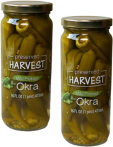 Preserved Harvest Pickled Okra, 2-Pack 16 oz. Jars - £23.94 GBP