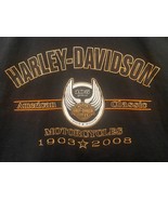 Harley-Davidson H-D T-Shirt 105th Years Anniversary 2008 5XL 100% Cotton... - £15.74 GBP