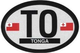 Tonga Oval decal - $3.00