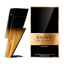 Carolina Herrera Bad Boy Extreme Eau De Parfum 3.4 Oz / 100 Ml Edp New In Box - $89.99