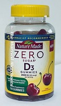 Nature Made Zero Sugar D3 2000 IU 50 mcg Gummies 110 each 10/2025 FRESH! - $11.95