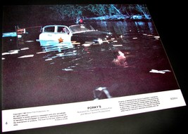 1982 Bob Clark Movie PORKY&#39;S Lobby Card Alex Karras Police Car 6 - $9.95