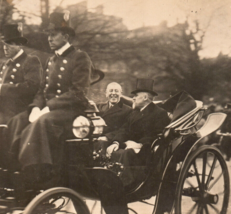 WWI Woodrow Wilson French President Poincare Paris Rppc Real Photo Postcard - £22.06 GBP
