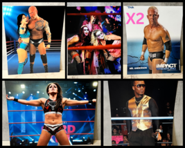 TNA IMPACT UNSIGNED Photo 8x10 Lot (6) Karrion Kross Mr Anderson Tessa D... - $17.41