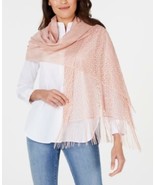 MSRP $39 I.n.c. Knit Fringe Evening Wrap Rose Gold Size One Size - $15.67