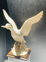 Giuseppe Ferrari Duck Landing Statue Signed Cold Cast Resin Figurine Ita... - £38.66 GBP