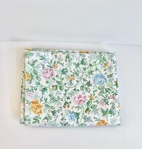 Vintage JC Penney Juliet Percale Flat Sheet Cotton Blend Floral Double Full - $21.11 CAD