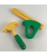 Little Tikes Tough Workshop Tools Sliding Square Ruler Hammer Pretend Vi... - $40.55 CAD