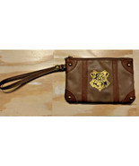 Harry Potter Wristlet Small Brown Logo 4x6 Warner Bros. Wizarding World - €12,69 EUR