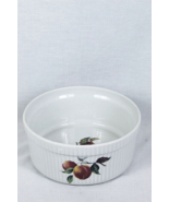 BIA Cordeon Bleu White Round Porcelain Souffle Casserole Dish Fruit Cher... - £20.37 GBP