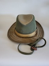 Outback Trading Company Mesh Brim Hat Sz Small Brown - £18.70 GBP