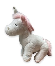 Carters White/Pink Unicorn Plush Musical Lights Up Stars Clip-on Baby Lovey Toy - £11.47 GBP