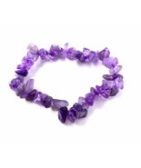 Natural Gemstone Stretch Bracelet Amethyst - $186.01 MXN
