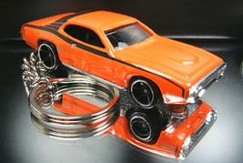 1971 Plymouth GTX Key Chain Ring Orange - £12.19 GBP