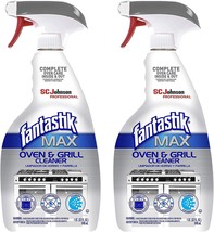 Fantastik Max Oven &amp; Grill Cleaner Spray, Cleans Inside and Out, 32 Oz (Pack of  - £44.75 GBP