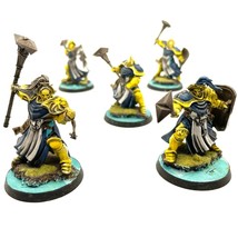 Stormcast Eternals Sequitors 5 Painted Miniatures Warforged Age of Sigmar - $61.99