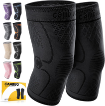 2 Pack Knee Braces for Women &amp; Men, Knee Compression Sleeves for Knee Pa... - $23.44
