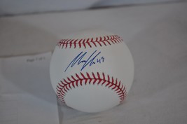 Mario Hollands Autographed Baseball MLB Authenticated JB560882 - £23.25 GBP