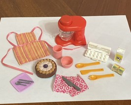 Barbie Monster High Red Mixer W/Extra Accessories Kitchen Food Deserts P... - $265.80 MXN
