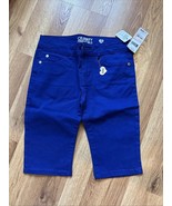 Celebrity Pink Girls Solid Skimmer Shorts Royal Blue Size 10 NWT - $228.47 MXN