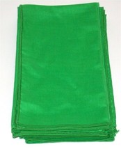 (6) Solid Napkins Neon Green 19&quot; X 19&quot; Home - £20.76 GBP
