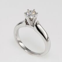 EGL Certified 0.52 Carat Solitaire Ring Set in 14k White Gold G/ SI3 Sz.... - €2.692,76 EUR
