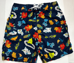 Kanu surf board shorts swimming trunks Mens size 32 Hawaiian blue tropical - £9.56 GBP