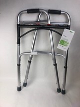 McKesson Drive Medical Two Button Folding Walker For Senior Brand New - £24.12 GBP