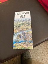 New York City and Region Unique Media Maps 1989 Vintage - £29.41 GBP