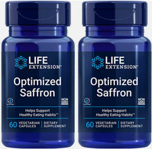 Optimized Saffron Weight Support 120 Vege Capsules Life Extension - £33.76 GBP