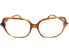 New Tom Ford TF 5B5Q78-B 053 54mm 54-15-140 Brown Women&#39;s Eyeglasses Frame Italy - £149.64 GBP