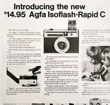 1966 Agfa Gevaert Isoflash Rapid C Camera Advertisement Film Photography HM2O - $29.99