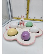 Easter Egg Plate Ceramic New 6 Eggs Pastel Colors Table Decorations  by Jay - €14,38 EUR