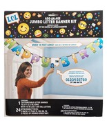 Emoji Jointed Letter Banner Kit Happy Birthday Party Decorations Add-An-... - $147.15 MXN