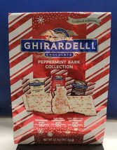 Ghirardelli Chocolate Peppermint Bark Assortment Squares 12.7 oz Limited Edition - $9.89