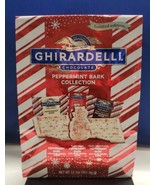 Ghirardelli Chocolate Peppermint Bark Assortment Squares 12.7 oz Limited Edition - £7.75 GBP