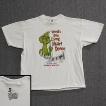 VTG Dr Seuss Landing Grinch T-shirt Mens Size XL Universal Studios White... - £18.56 GBP