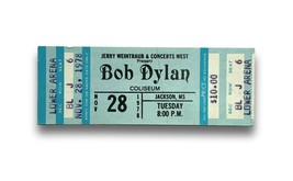 Bob Dylan Authentic 1978 Concert Ticket Pass Band Tour Original - £43.37 GBP