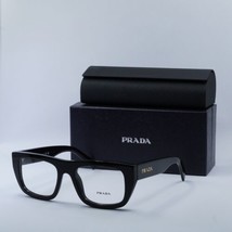 PRADA PRA17V 16K1O1 Black 53mm Eyeglasses New Authentic - £195.88 GBP