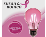 Feit Electric Pink Dimmable Filament Susan G Komen LED Light Bulb - $11.79