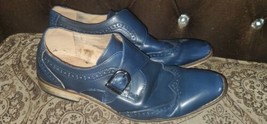 GINO VITALE blue Dress shoes Mens 9 - £19.98 GBP