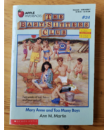 The Babysitters Club Chapter Book Too Many Boys Ann Martin Apple Paperback - £3.87 GBP